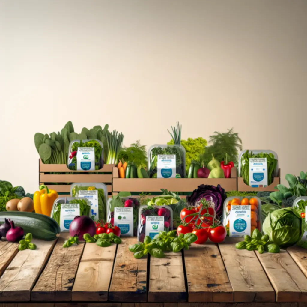 Sezonowe ekologiczne produkty spożywcze w sklepie OrganicfFood