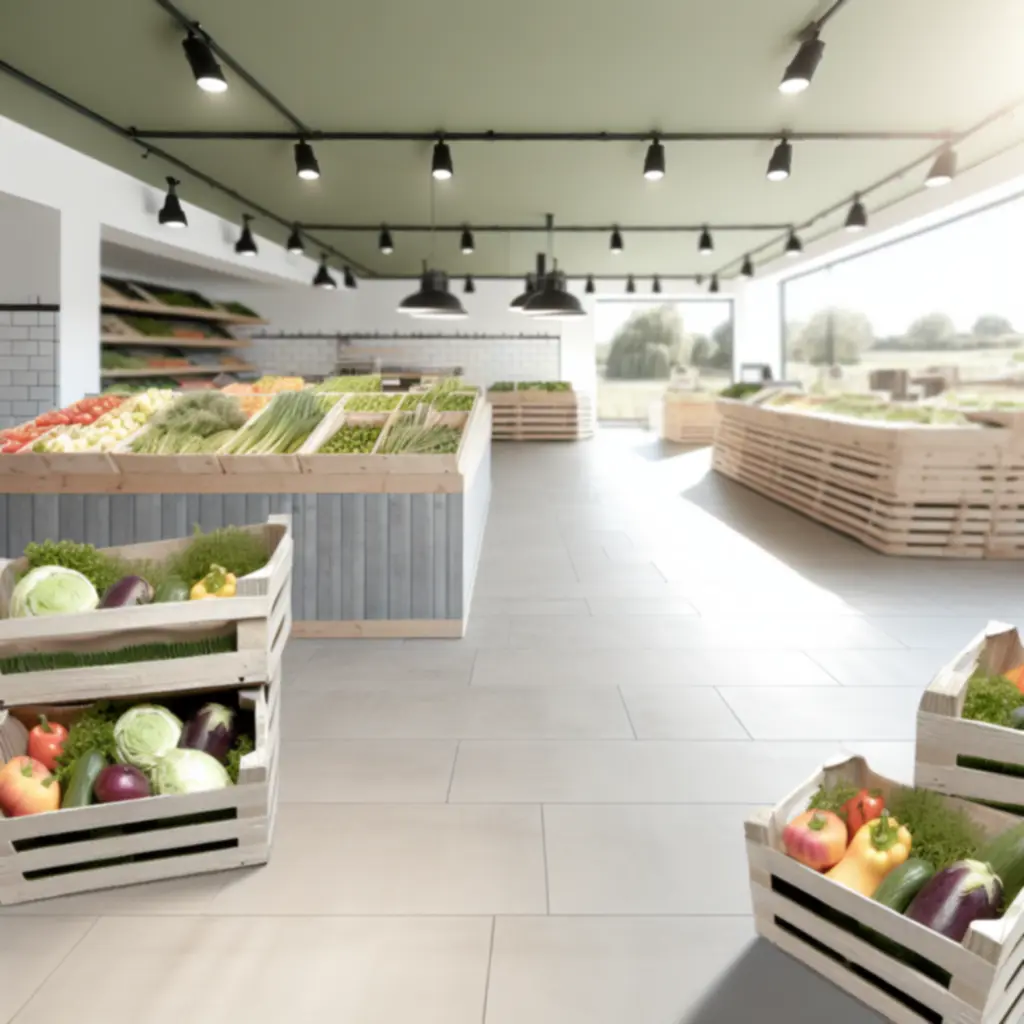Świeże ekologiczne warzywa i owoce w sklepie OrganicfFood
