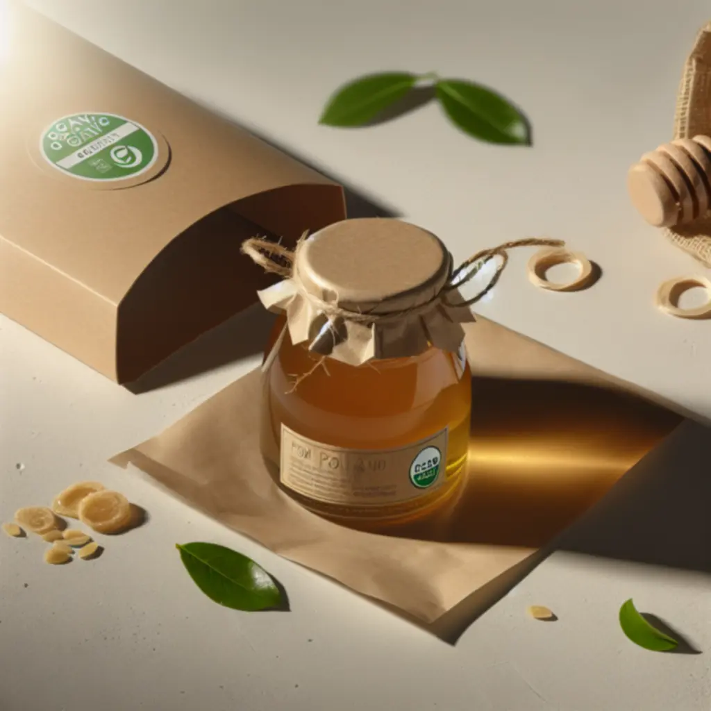 Przykładowa karta ekologicznego produktu z czytelną etykietą